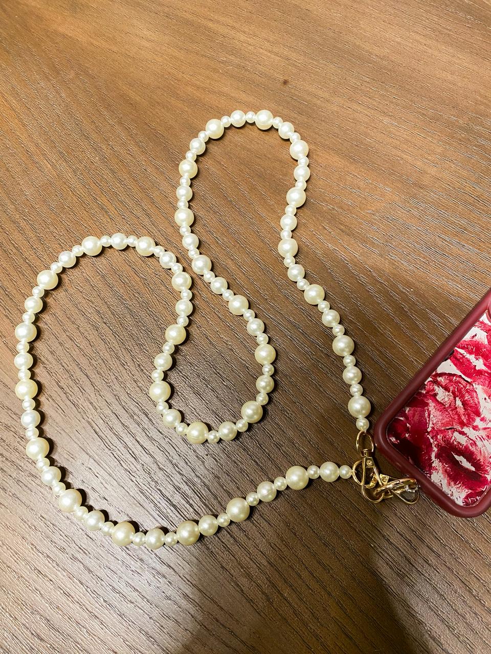 Pearl phone strap