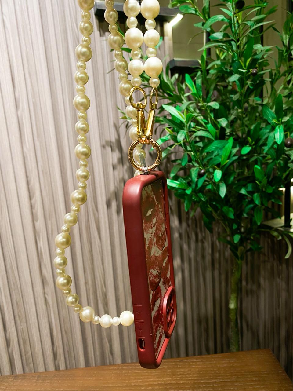 Pearl phone strap